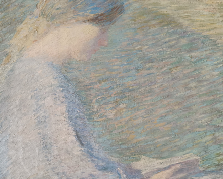 Robert Aerens, Lisbeth Verwest in de Knokse duinen (detail)