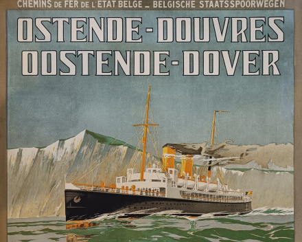 vers 1925 / affiche entoilée, sera encadrée (avec verre anti-reflets) / catégorie de prix: €€€