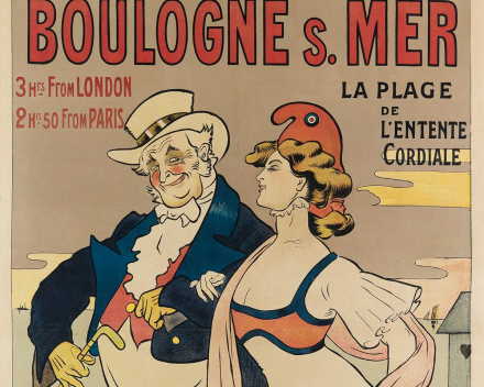 ca. 1905 / op linnen, ingelijst onder ontspiegeld glas / prijscategorie: €€€