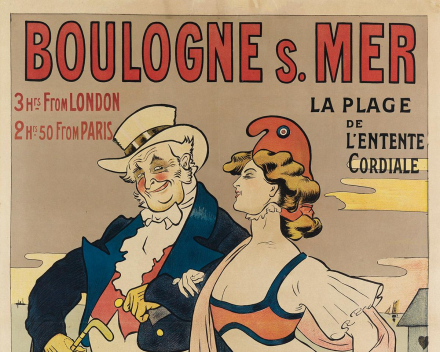 vers 1905 / affiche entoilée et encadrée sous verre anti-reflets / catégorie de prix: €€€