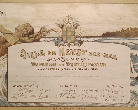 il s'agit sans doute d'un diplôme de participation au corso fleuri / catégorie de prix: €