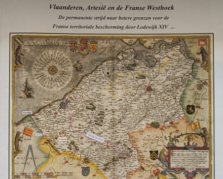 cover van een publicatie met andermaal een afbeelding van de tweede versie uit 1593 van Gerard de Jode's Vlaanderenkaart